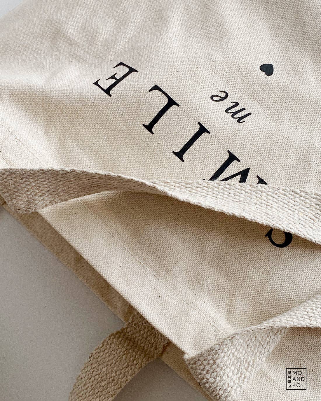 MOI AND KO - Wholesale Tote Bag - Women's - Totebag Nature 100% Cotton | Smile | Shopping Bag4