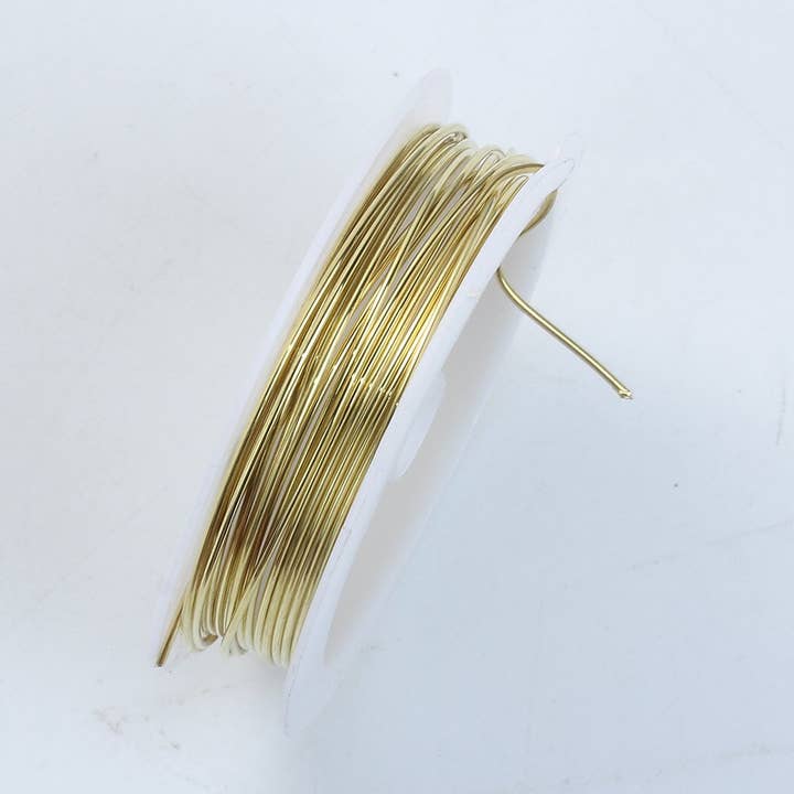 WG-101-18G Gold Color Wire 18 Gauge for wholesale by Bali Designs