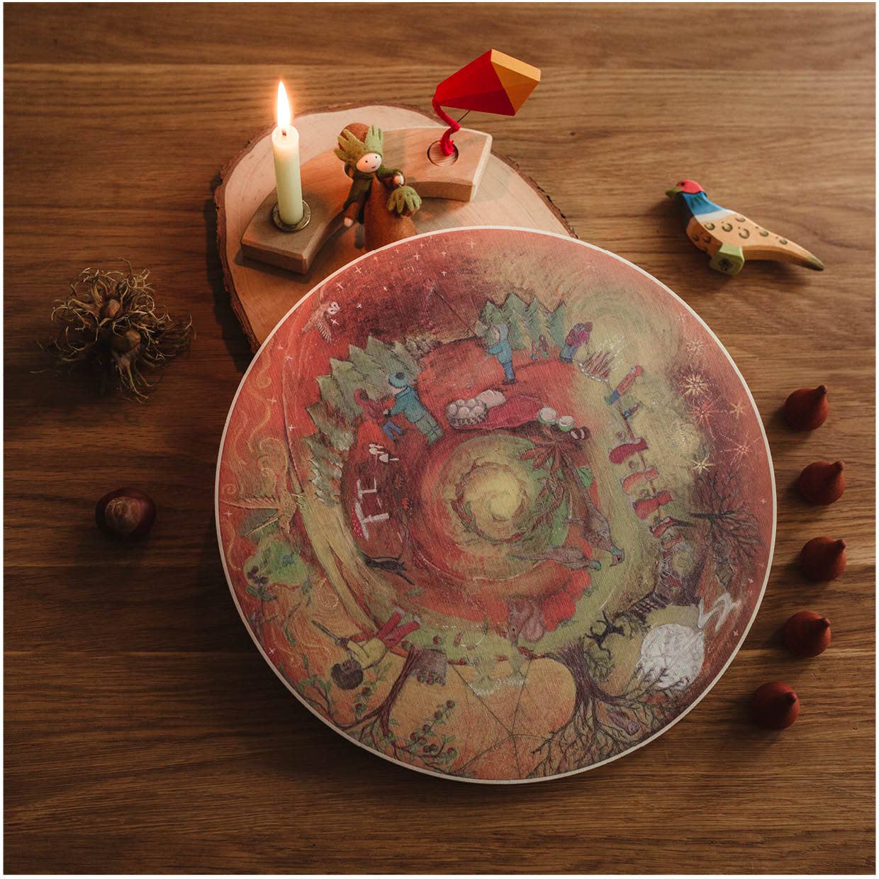 Wilded Family – Großhandel 3D-Wandkunst – Herbst-Rad2