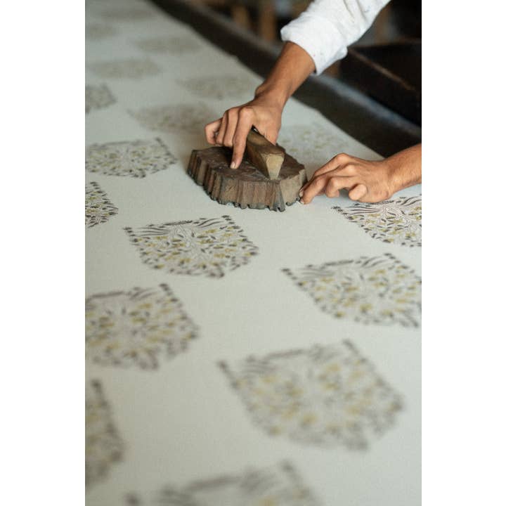 Indaba Trading - Vente Nappes - Nappe Acapulco Block Print