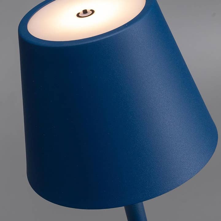 2 Pack Cordless Rechargeable LED Desk Lamp With 3 Color Stepless Dimming Blue For Home Office And Outdoor Settings for wholesale on Faire7