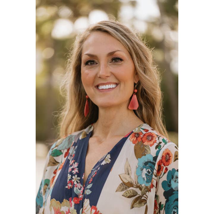 Organic Tagua Jewelry - Wholesale Dangle Earrings - Scarlett Earrings3