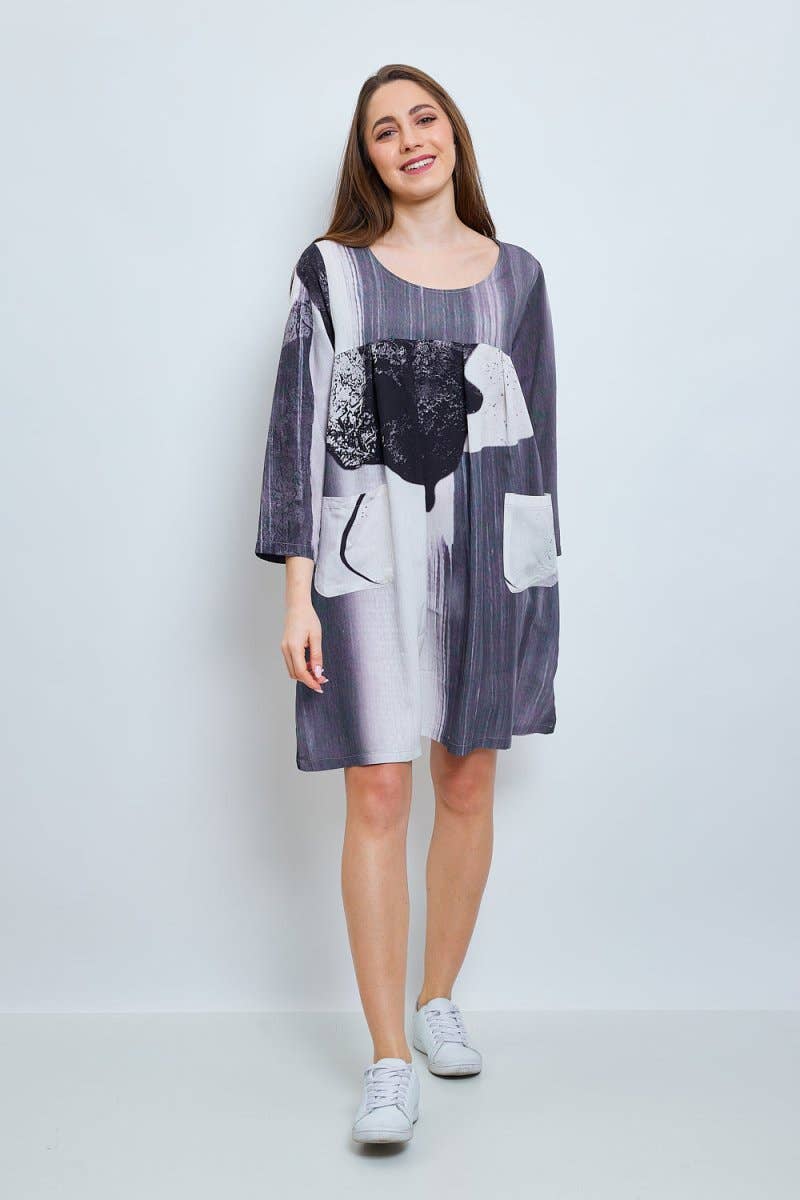 BELLA BLUE - Wholesale Dress - Women's - Robe - D538-H3330