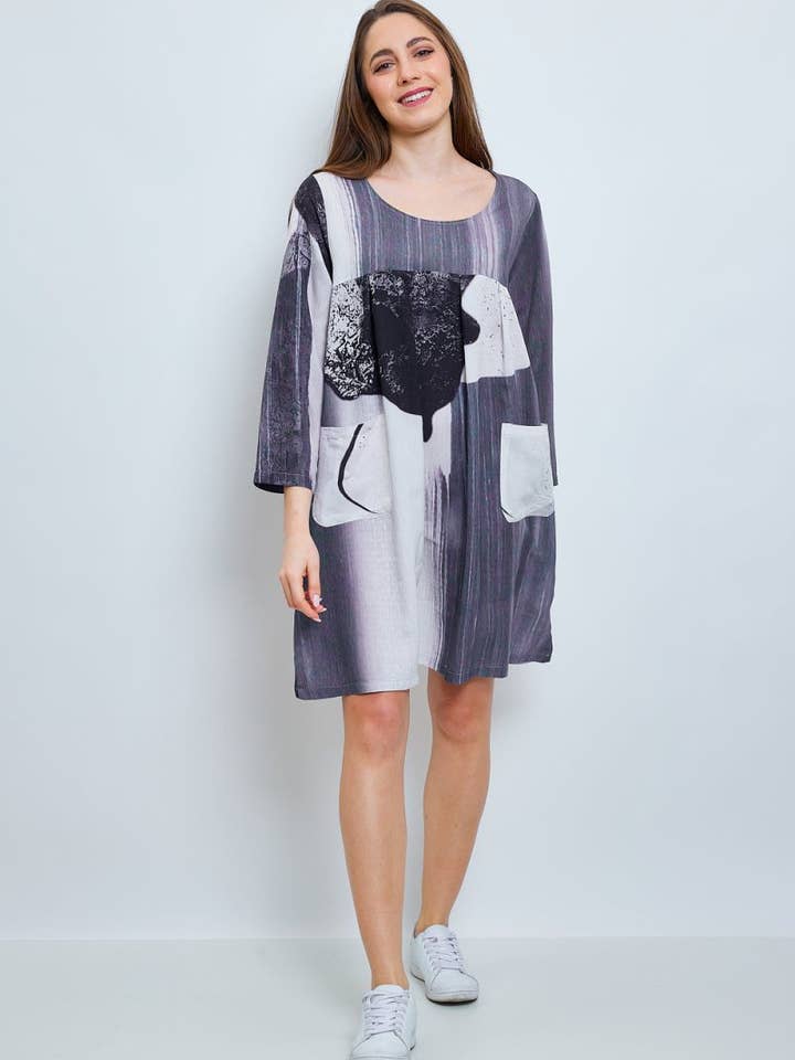 BELLA BLUE - Wholesale Dress - Women's - Robe - D538-H333