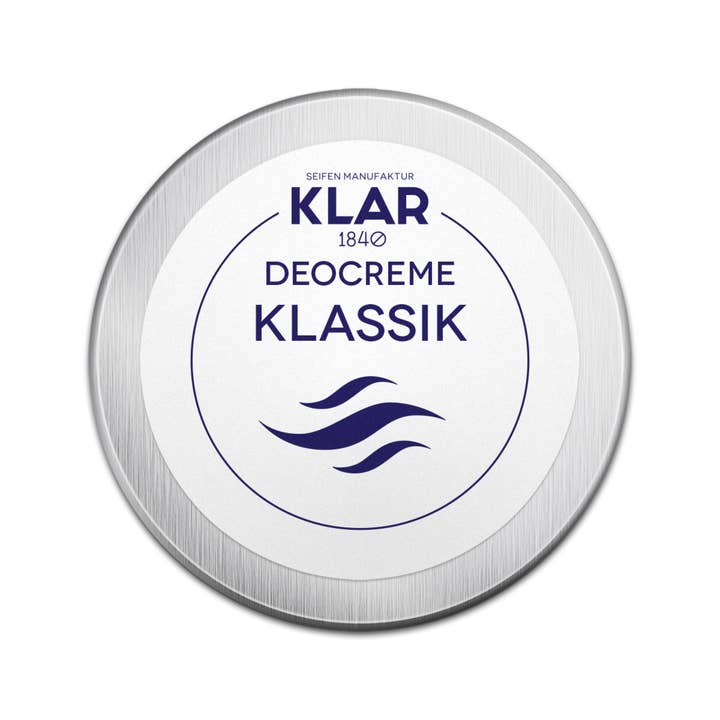 Crème déodorante Classique, 62 g pour la vente par Klar Seifen
