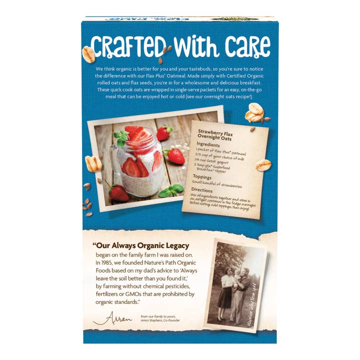 Flax Plus Oatmeal for wholesale by Nature's Path