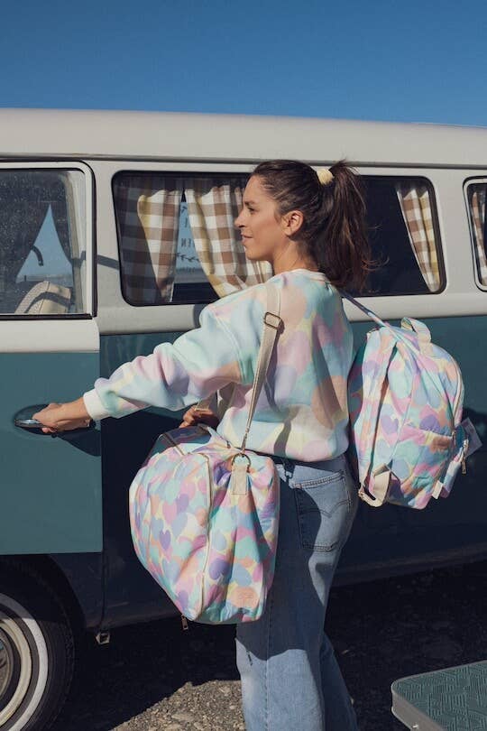 Ayuna - Wholesale Graphic Sweatshirt - Women's - Oversized Cotton Sweatshirt Slightly Cropped - Love2