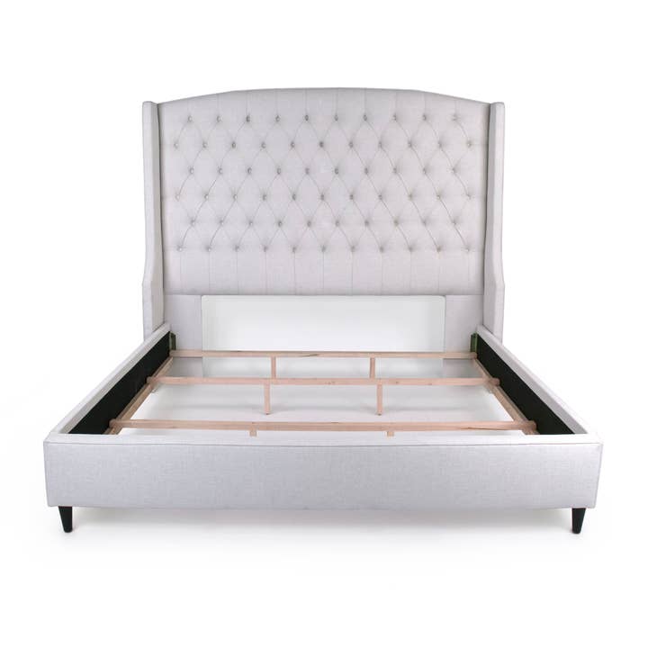 Wingback Tufted Bed for wholesale by Zentique Inc.