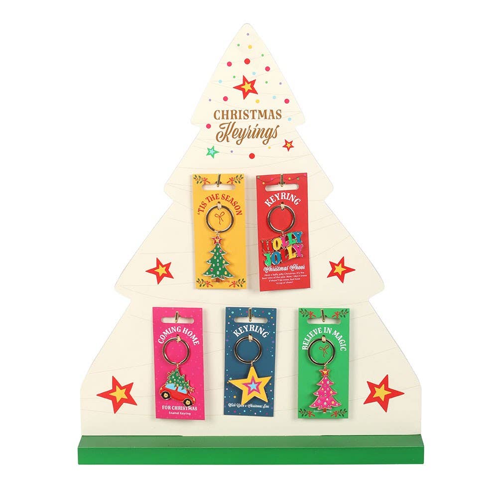 Nibble Distributors Ltd - Wholesale Keychain – Unisex - Christmas Keyrings with display (25)2