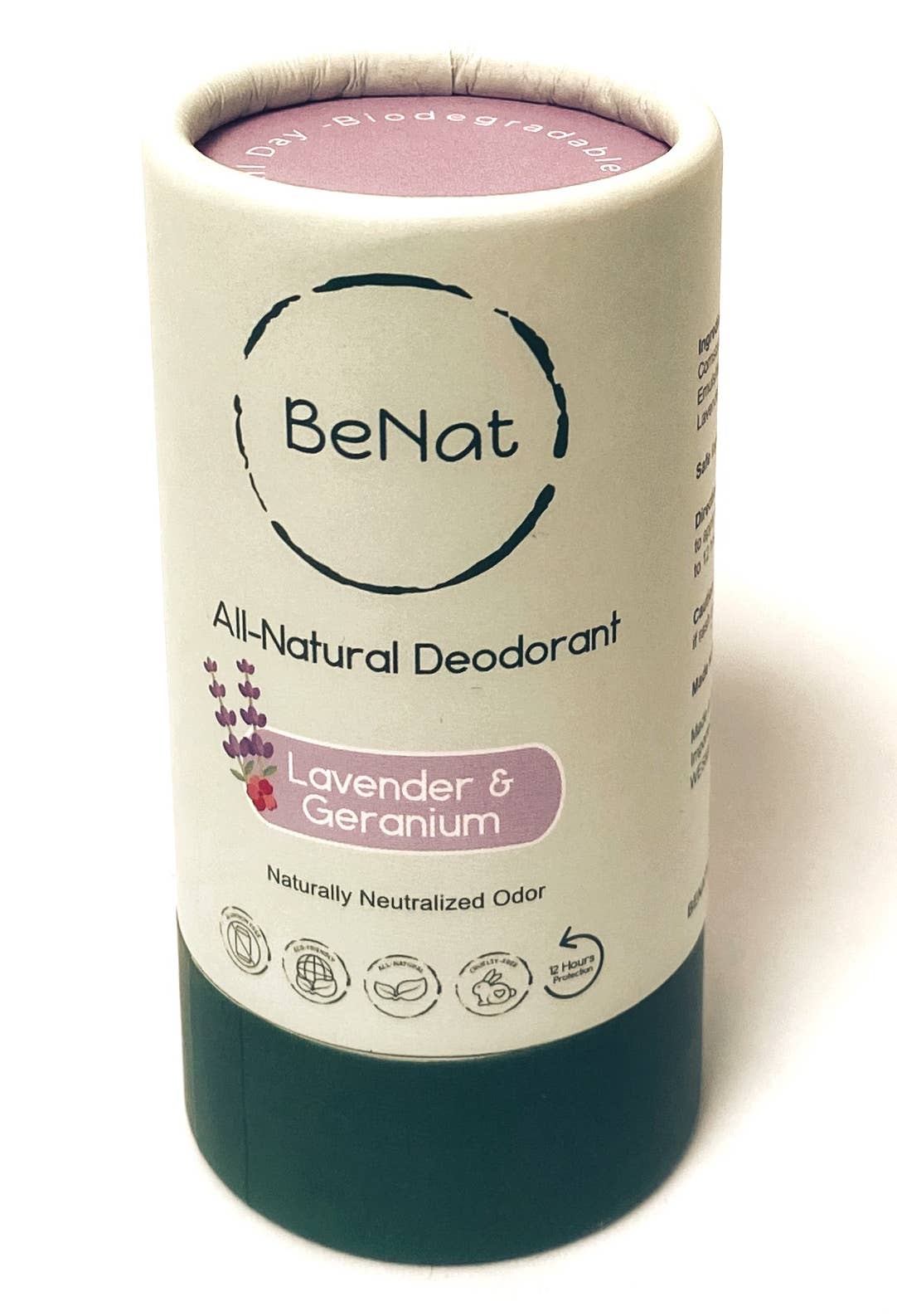 BeNat – wholesale Deodorant – Unisex – All Natural, Plastic-Free, Zero-Waste Deodorants0