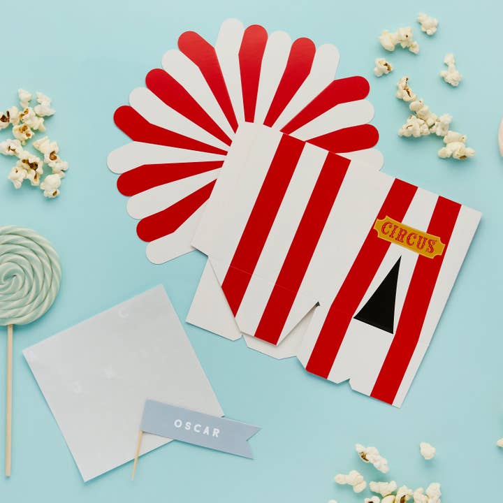 Hootyballoo by Club Green - Wholesale Party favour bag/box - Circus Customisable Party Boxes - Pack of 41