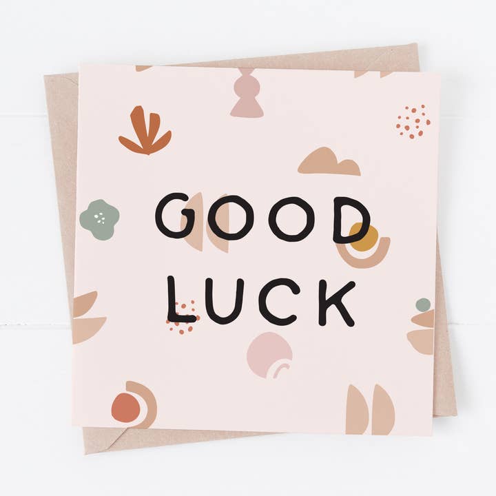 Cartão de boa sorte por atacado de Folk + Nest™