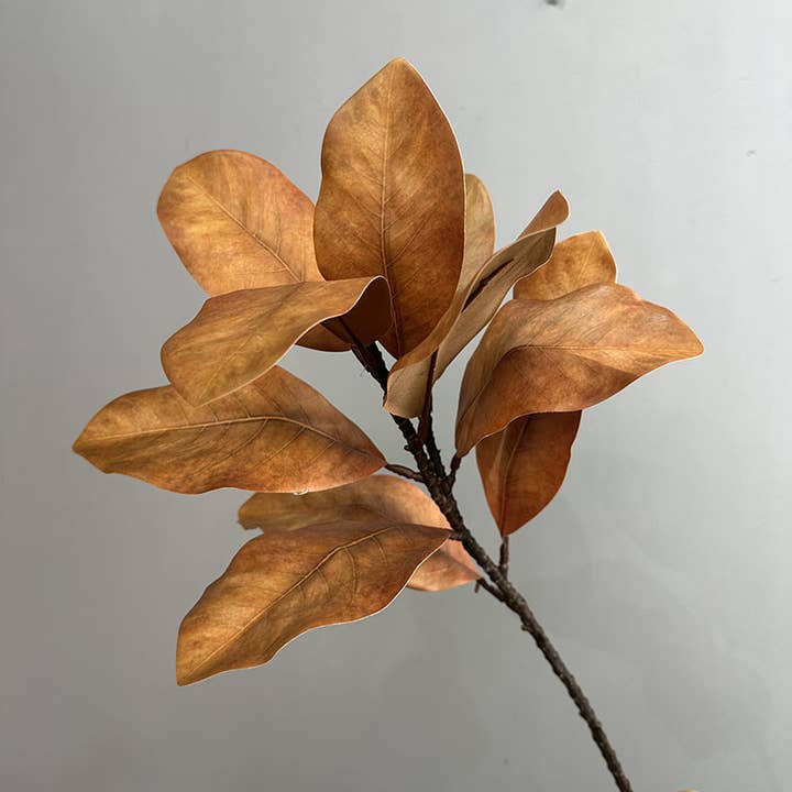 Sweet Home Deco - Wholesale Artificial flowers - 22''T Nature Touch Faux Magnolia Leaf Branch, Indoor/Ourdoor5