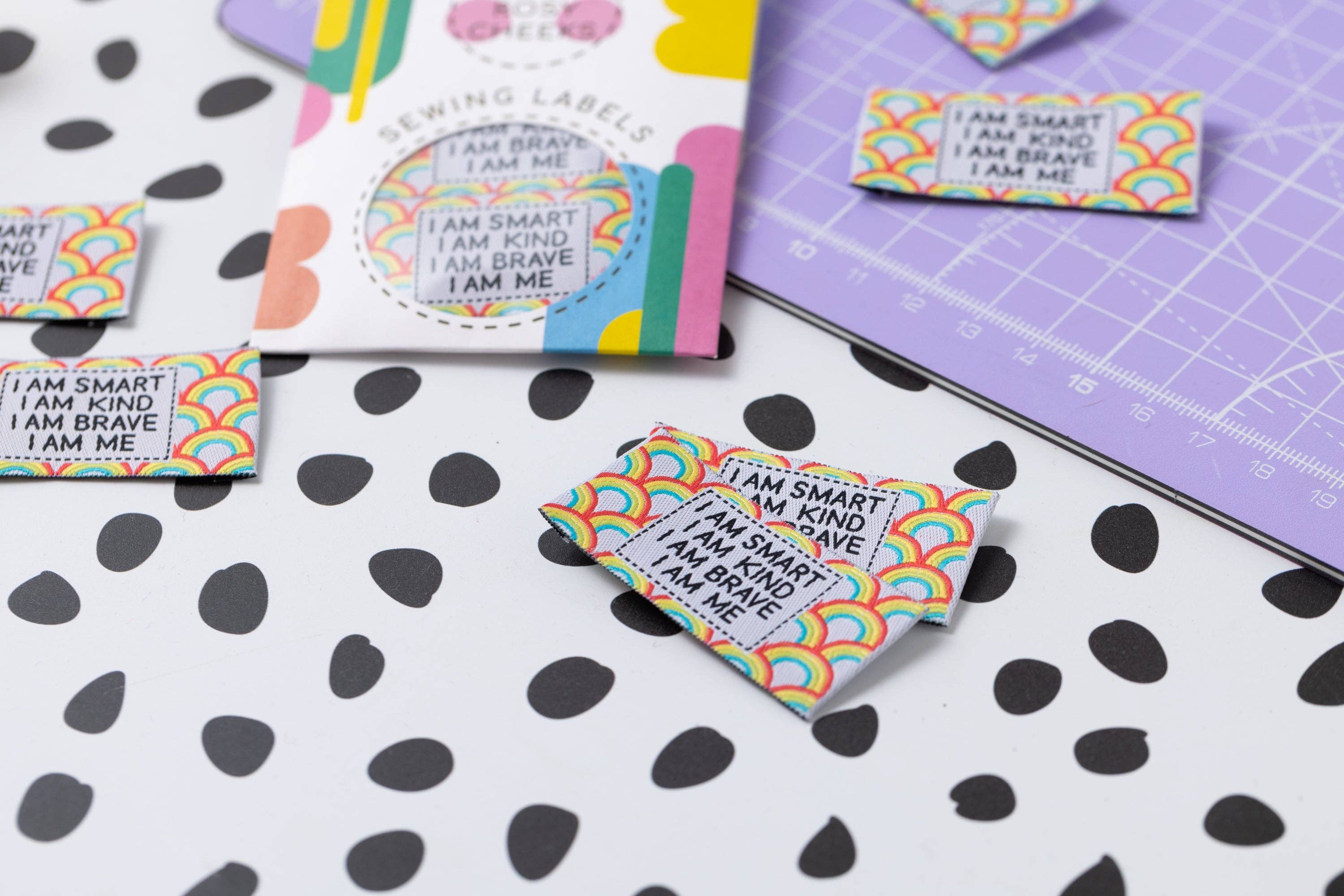 Little Rosy Cheeks - Wholesale Fabric - I AM ME - Sewing Labels Tags3