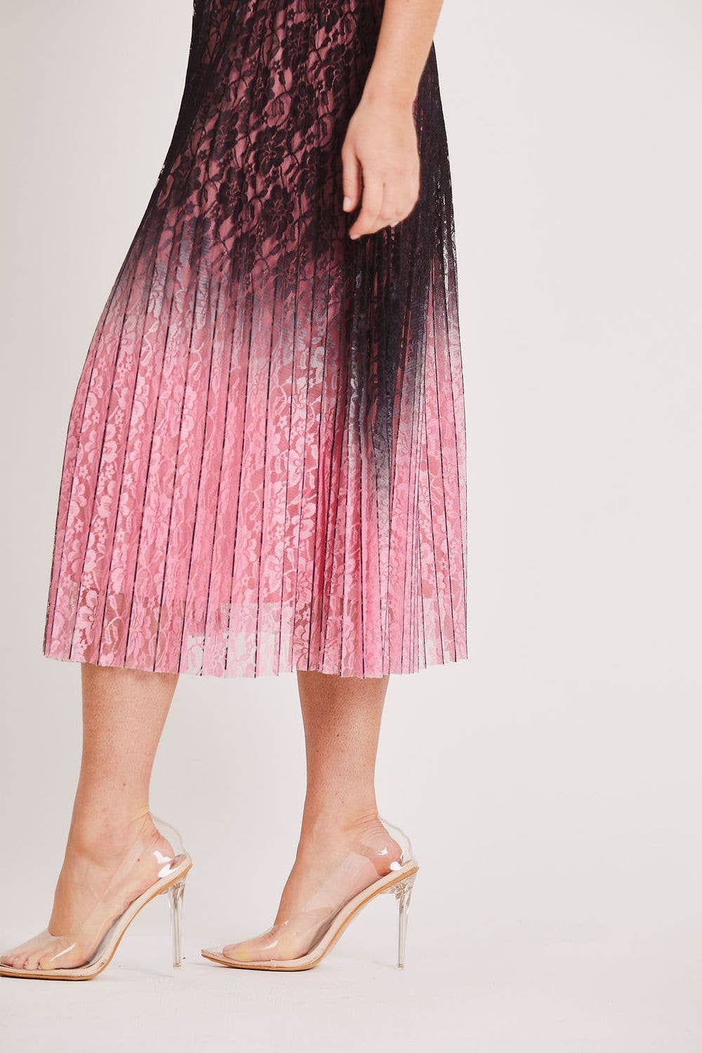 Skirt & Stiletto - Wholesale Skirt - Women's - Vienna - Pink And Black2