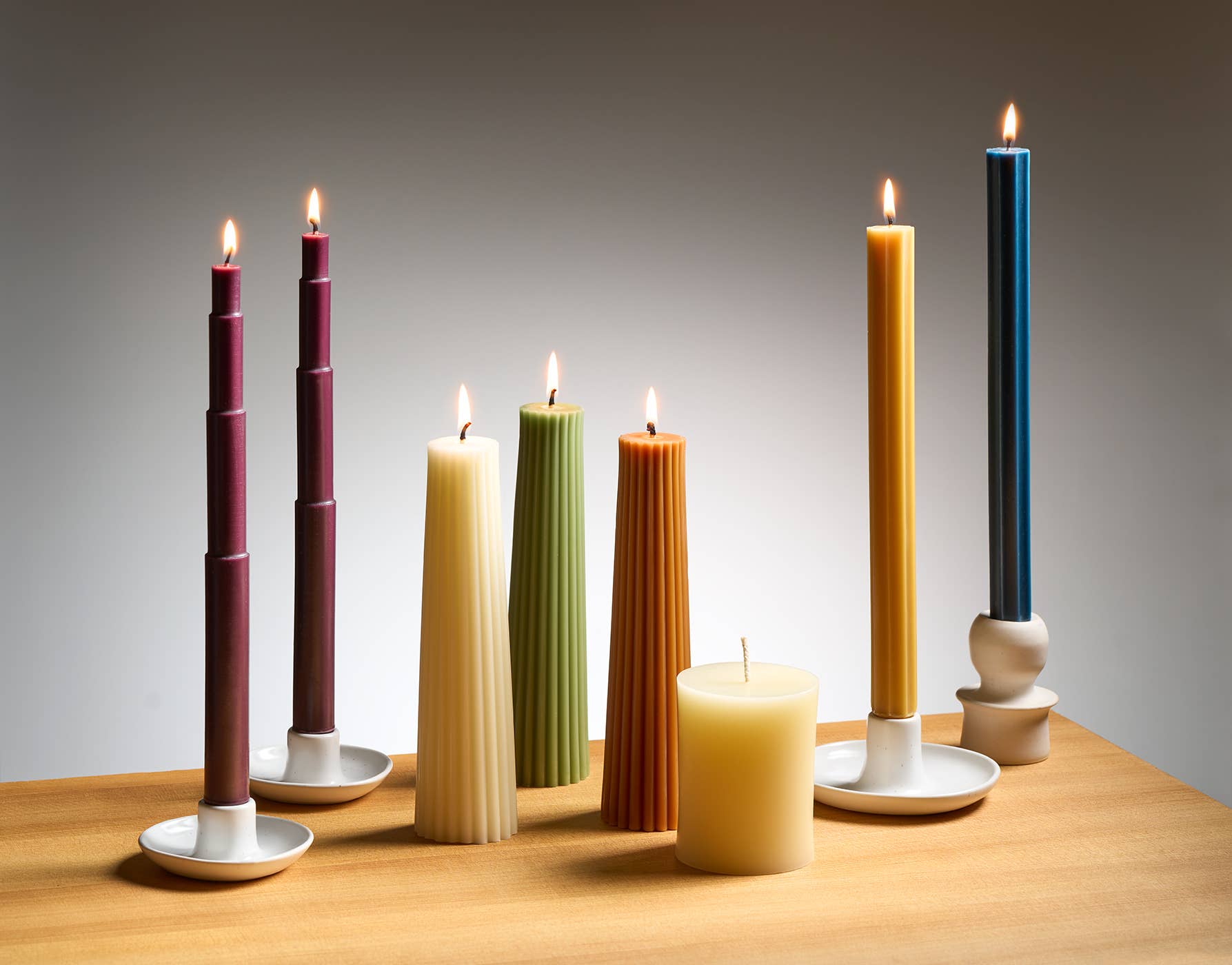 Greentree Home Candle – Großhandel Konische Kerze/Kerzenhalter – 30 cm gerippte Kirchenkerzen17