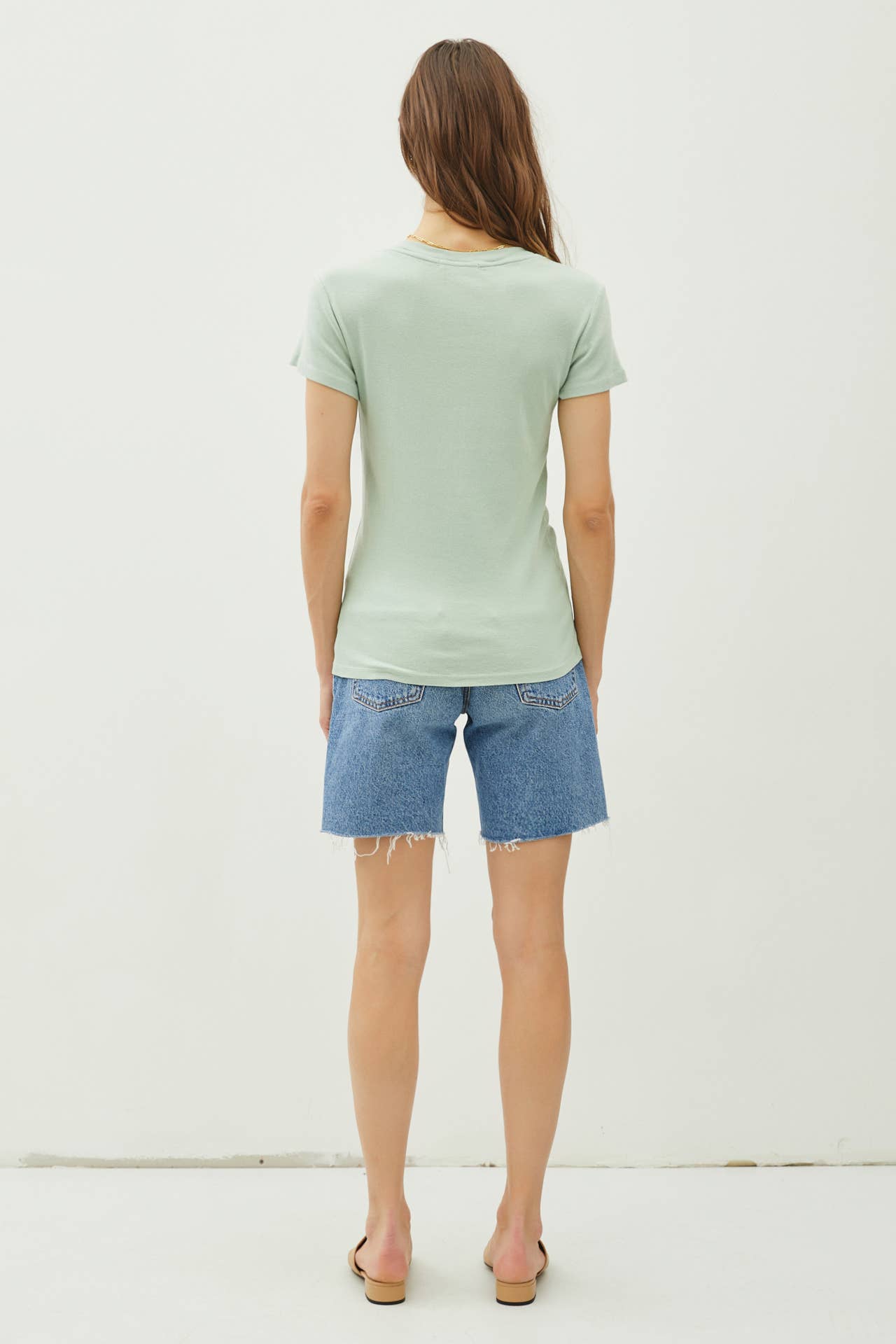 Be Cool - Wholesale T-Shirt - Women's - CLASSIC V-NECK SHORT SLEEVE SLIM T-SHIRT12