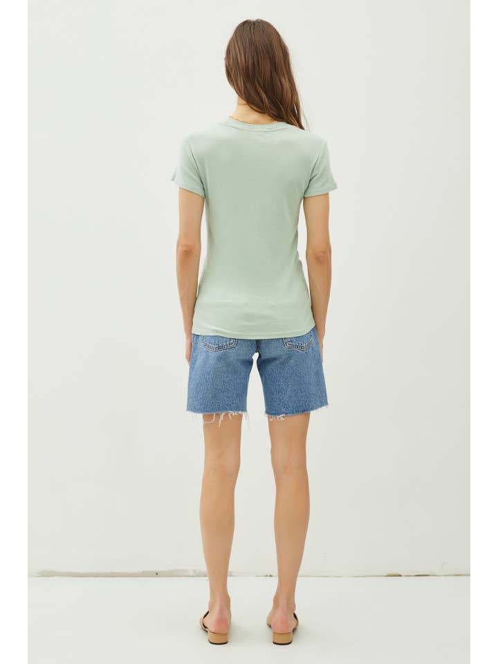 Be Cool - Wholesale T-Shirt - Women's - CLASSIC V-NECK SHORT SLEEVE SLIM T-SHIRT12