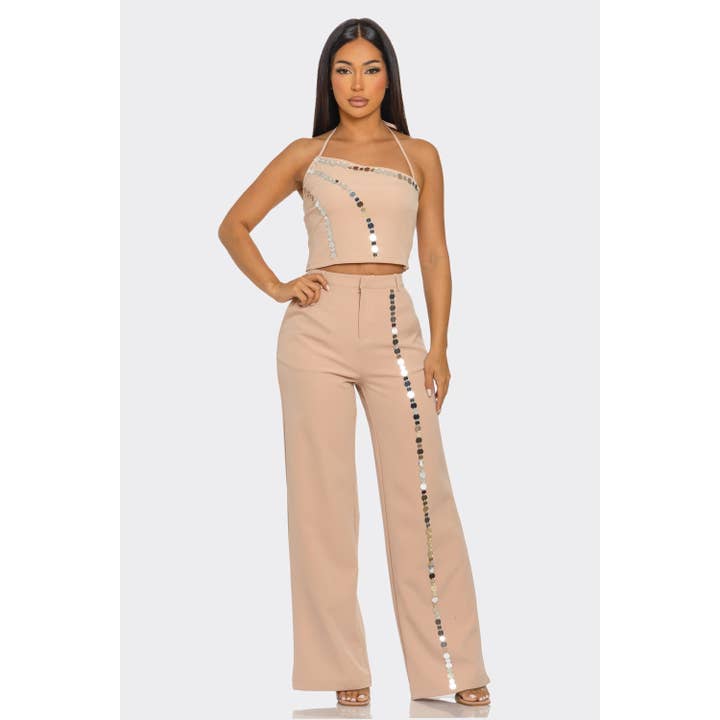 SHIMMER CURVES SET
 for wholesale by Black Pearl Clothing