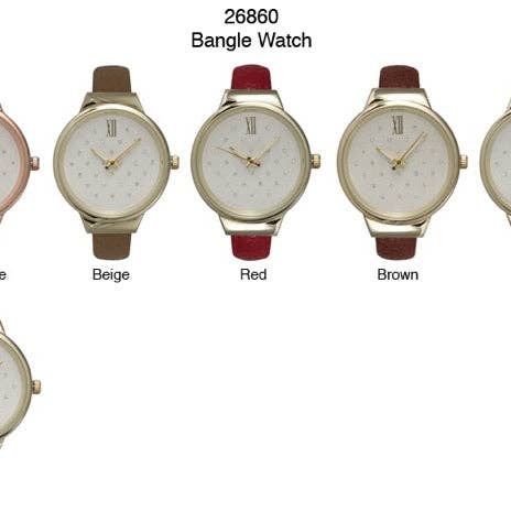 Time World USA - Wholesale - 6 Geneva Bangle Watches1