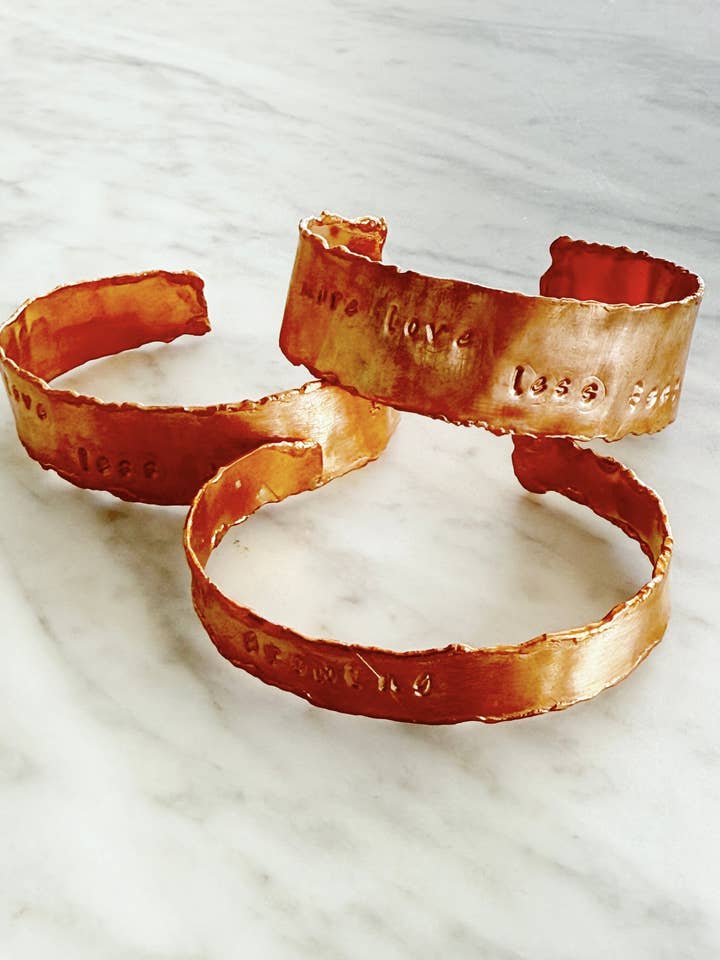 Inspirerende kobbermanchet for engroshandel hos Silver Coast Designs