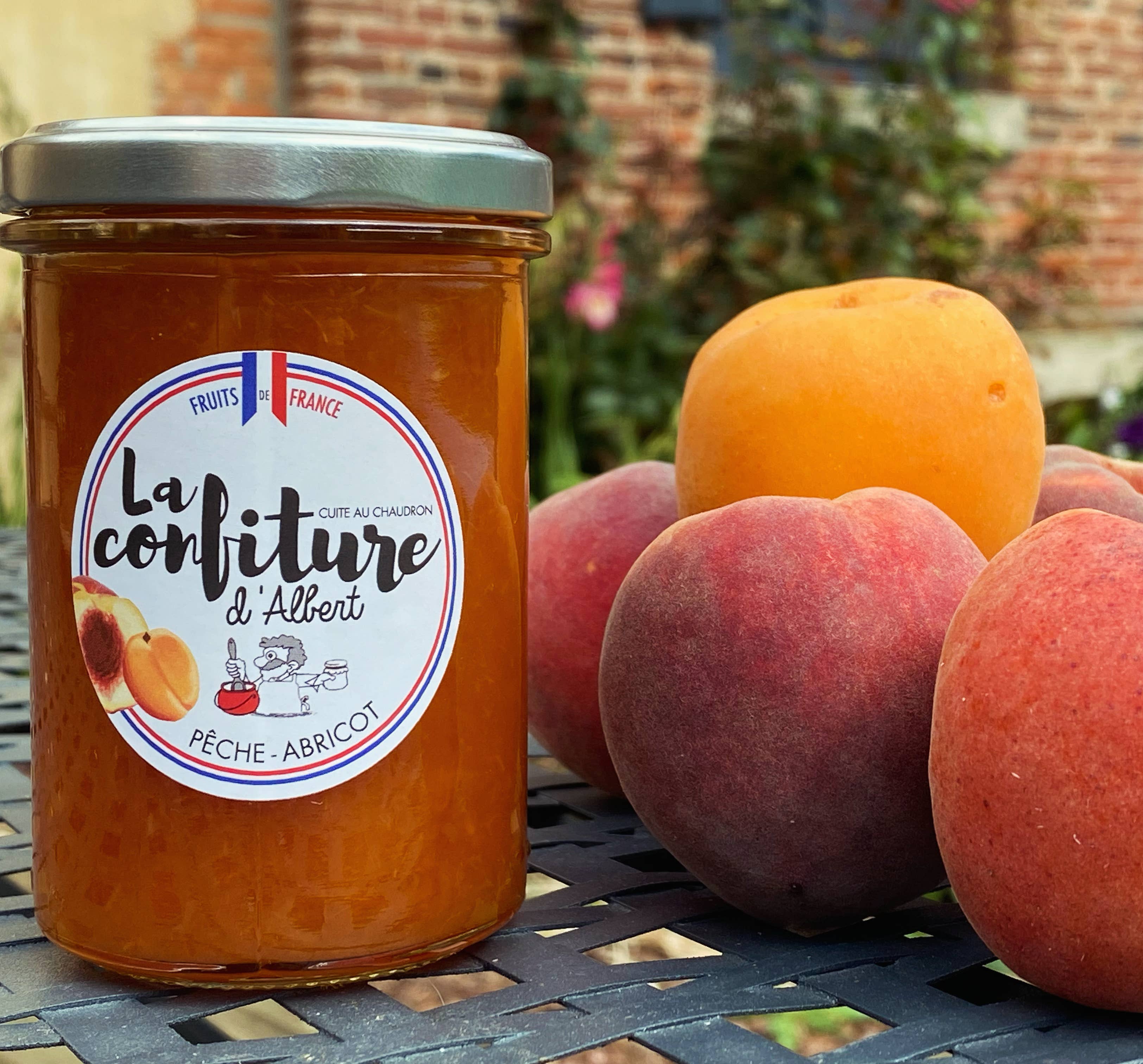 La Confiture d'Albert – wholesale Sylt/gelé – Ekologisk aprikos- och persikosylt2