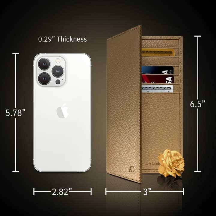 Access Denied Accessories - Wholesale Wallet - Unisex - Genuine Leather Checkbook Cover For Women &Men RFID Blocking93