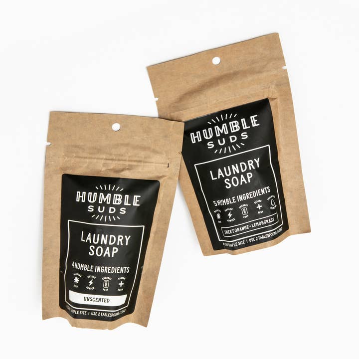 Laundry Soap Samples for wholesale by Humble Suds