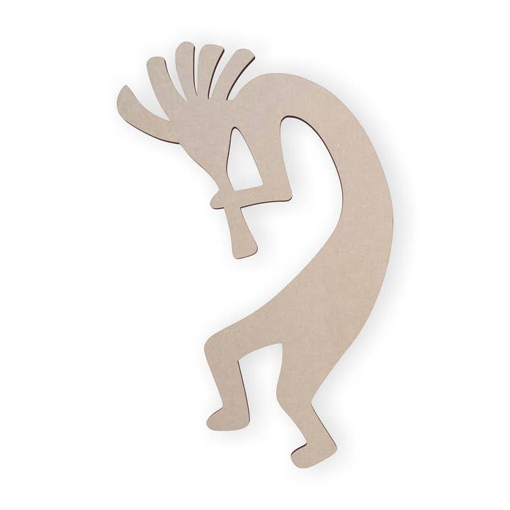 Southwestern Kokopelli Silhouette Native American Wood Wall for wholesale by Jess and Jessica