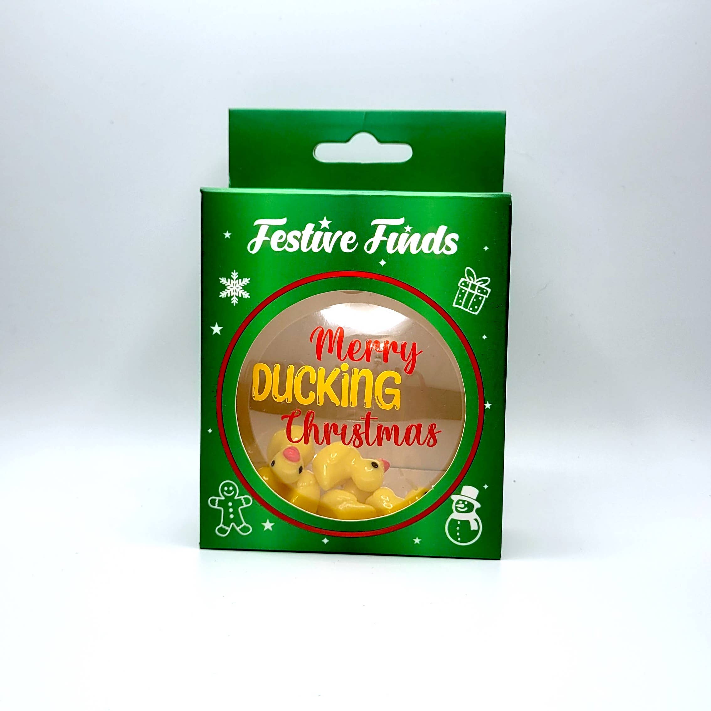 Festive Finds – wholesale Ornament – Merry Ducking Christmas Ornament1