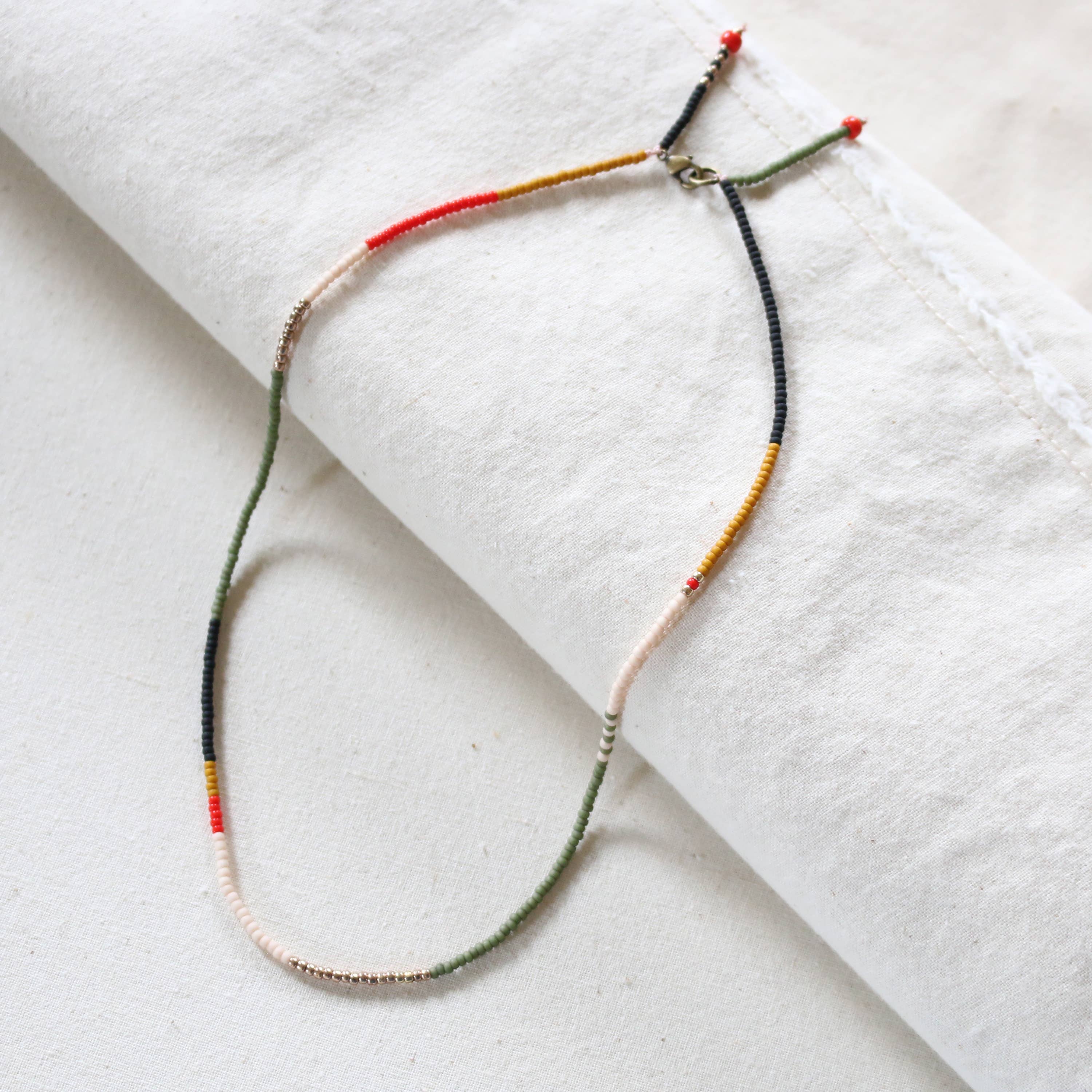 ashdel - Wholesale Choker/Collar - Color Block Choker Necklace5