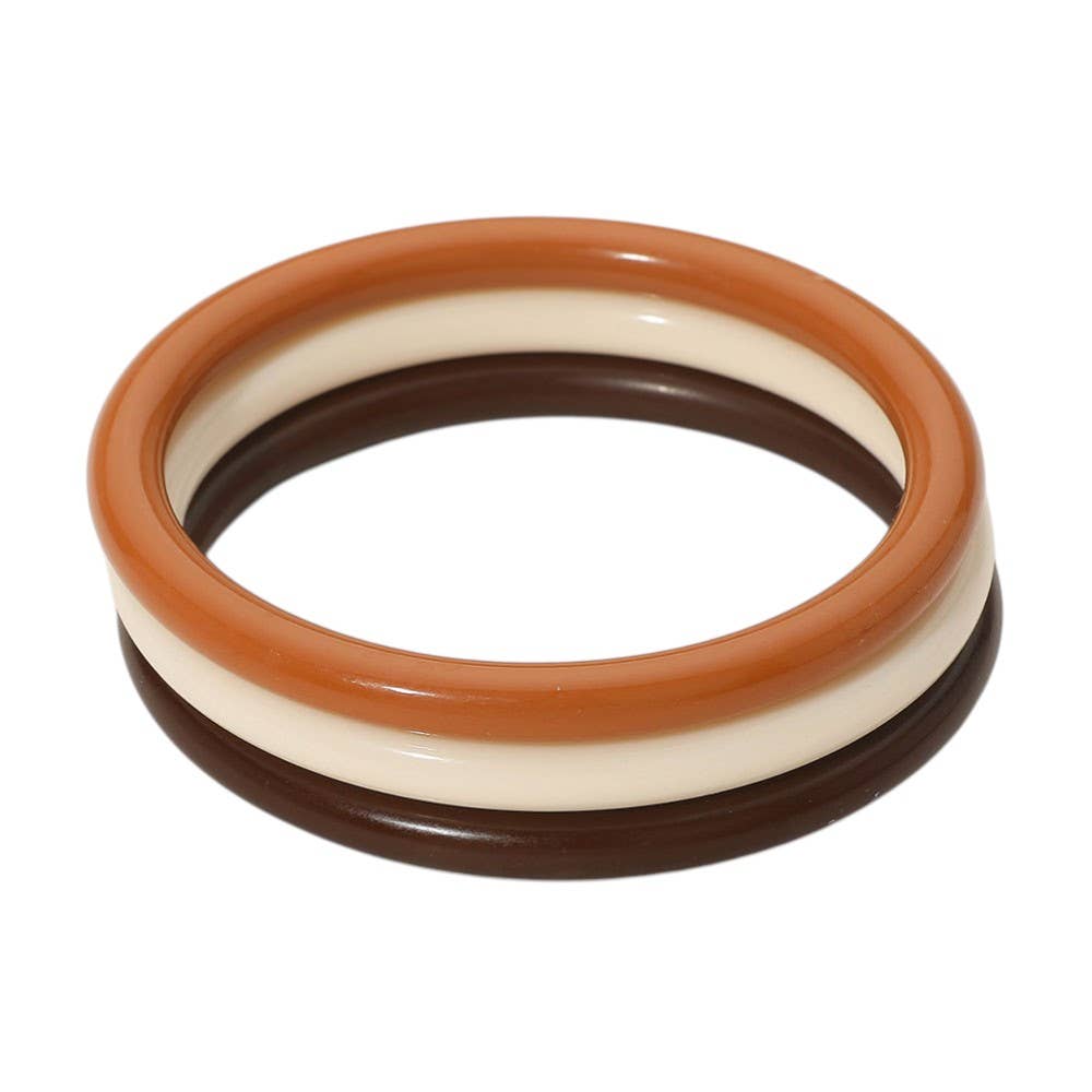 Sensibling Corp. - Venta al por mayor Juegos de joyas - 3PCS - Pulseras de Resina en Capas Múltiples1