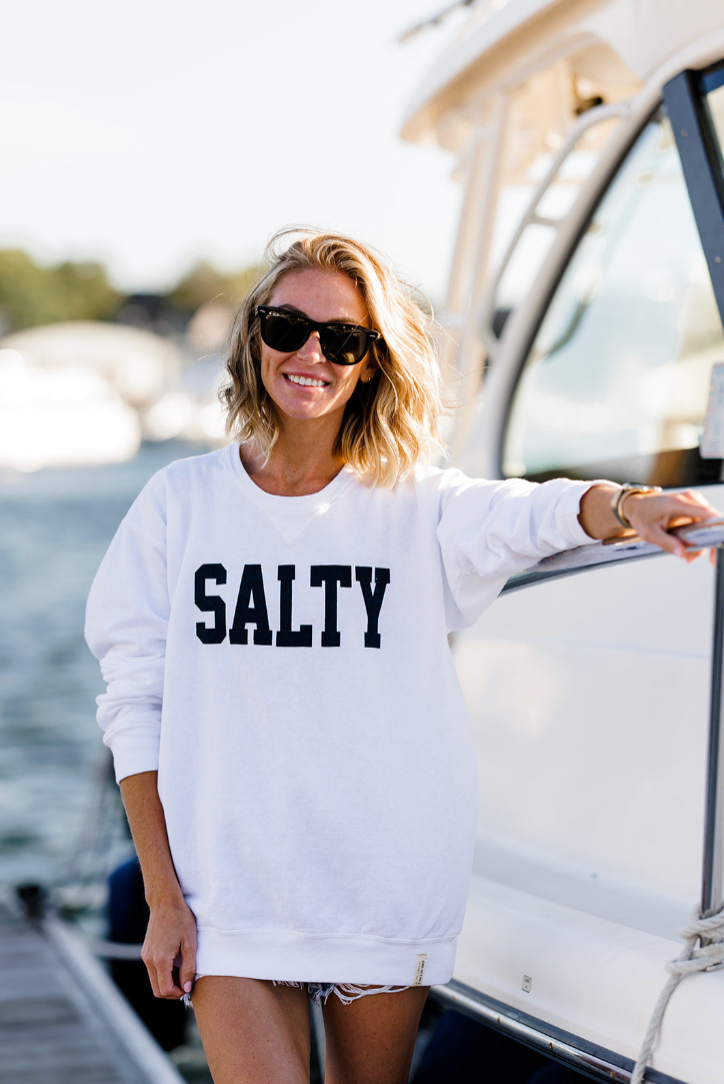 One Ocean Apparel Co.. - Wholesale Graphic Sweatshirt - Unisex - Salty Crewneck Sweatshirt1