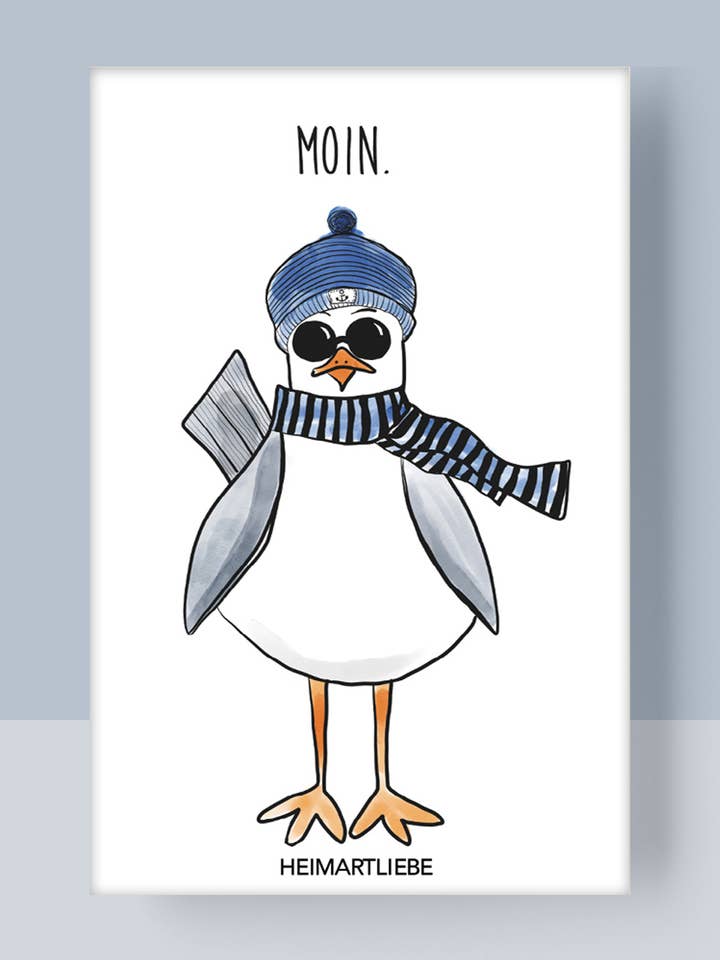 Magnet - Cool seagull for wholesale by HEIMARTLIEBE®