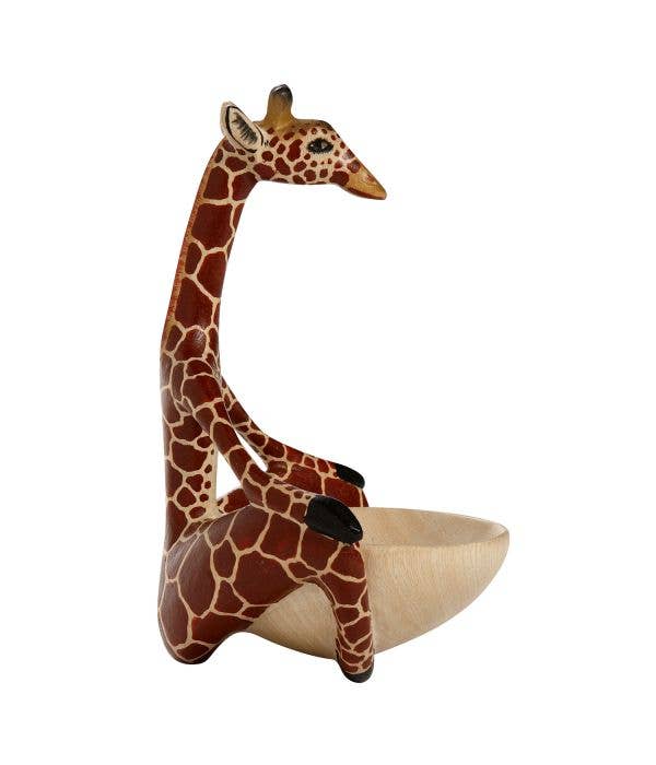 Ten Thousand Villages - Wholesale Decorative Plate/Dish/Bowl - Yoga Giraffe Bowl*1