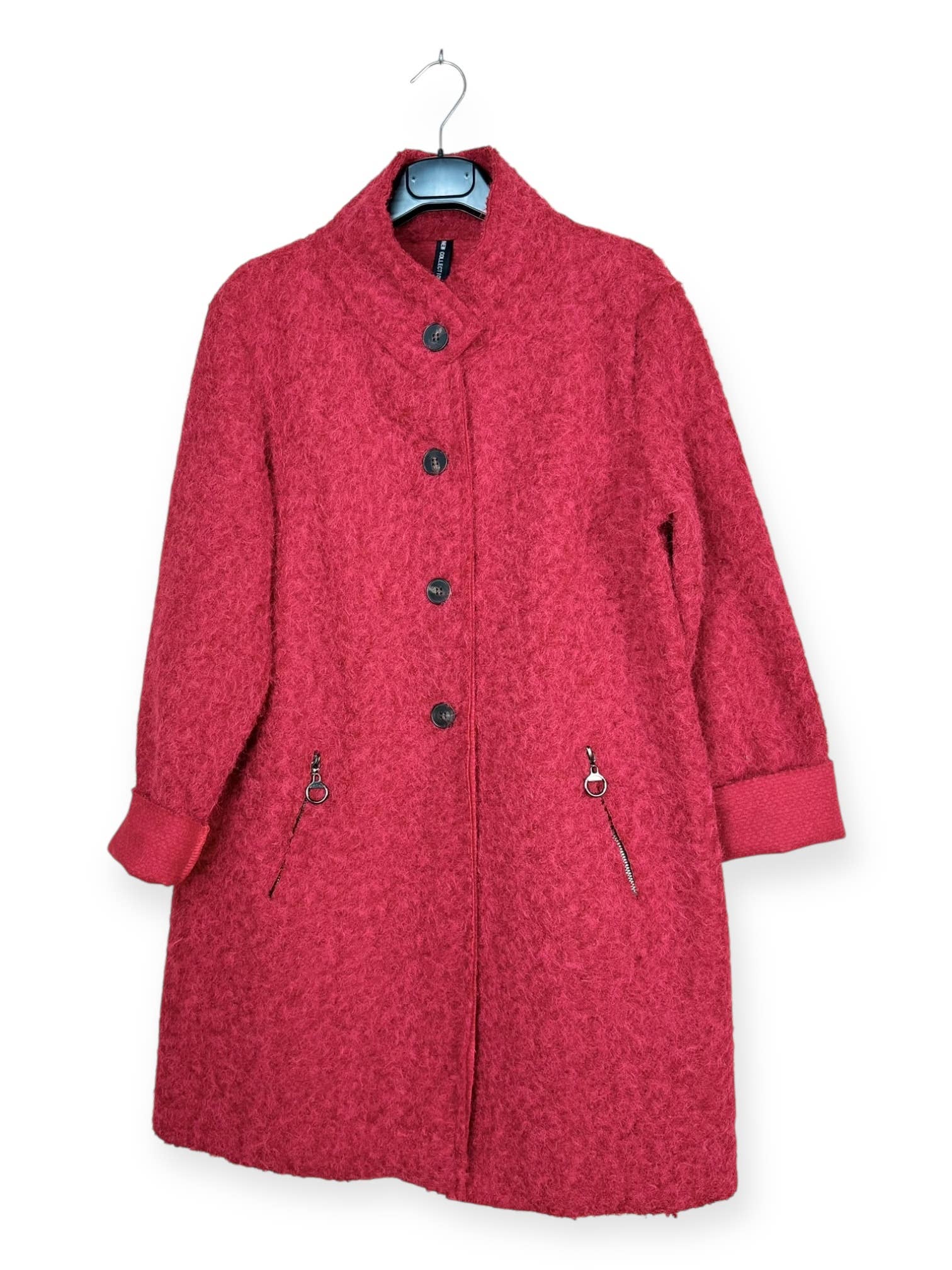 Lucky Nana – wholesale Rock - Dam – AH 25275 - Kappa med Knappar och Dolda Dragkedjefickor – Elegans6