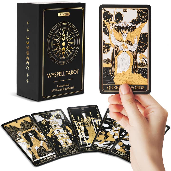 Wyspell - Wholesale Tarot Cards - Wyspell Classic Tarot Cards - Gold Edition0