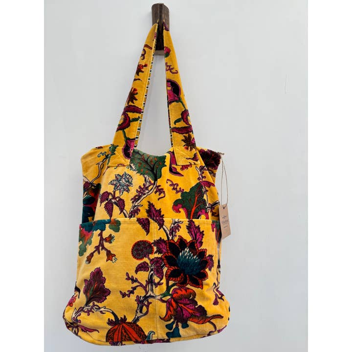 VIKOLINO - Wholesale Draagtas - Dames - Bedrukte fluwelen draagtas8