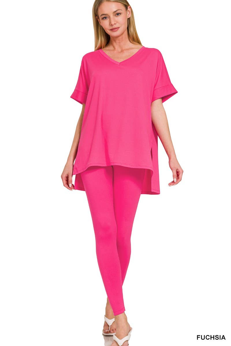 Vanilla Monkey - Wholesale Lounge Set - Women's - Brushed Dty Microfiber Loungewear Set14