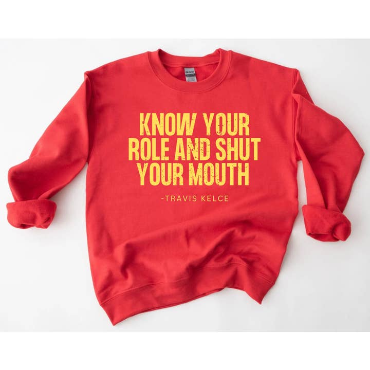 Ken je rol en hou je mond | Travis Kelce voor wholesale door Country Charm Wholesale