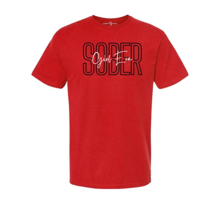 Stormy Vision - Wholesale T-Shirt (Graphic) - Women's - Sobriety Tee for Women, Soberversary Gifts, AA NA Gifts4