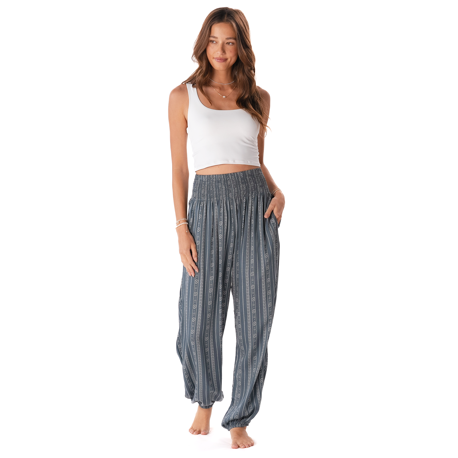 Lotus and Luna - Wholesale Pants - Women's - Lisu Tribal Harem Pants with Pockets12