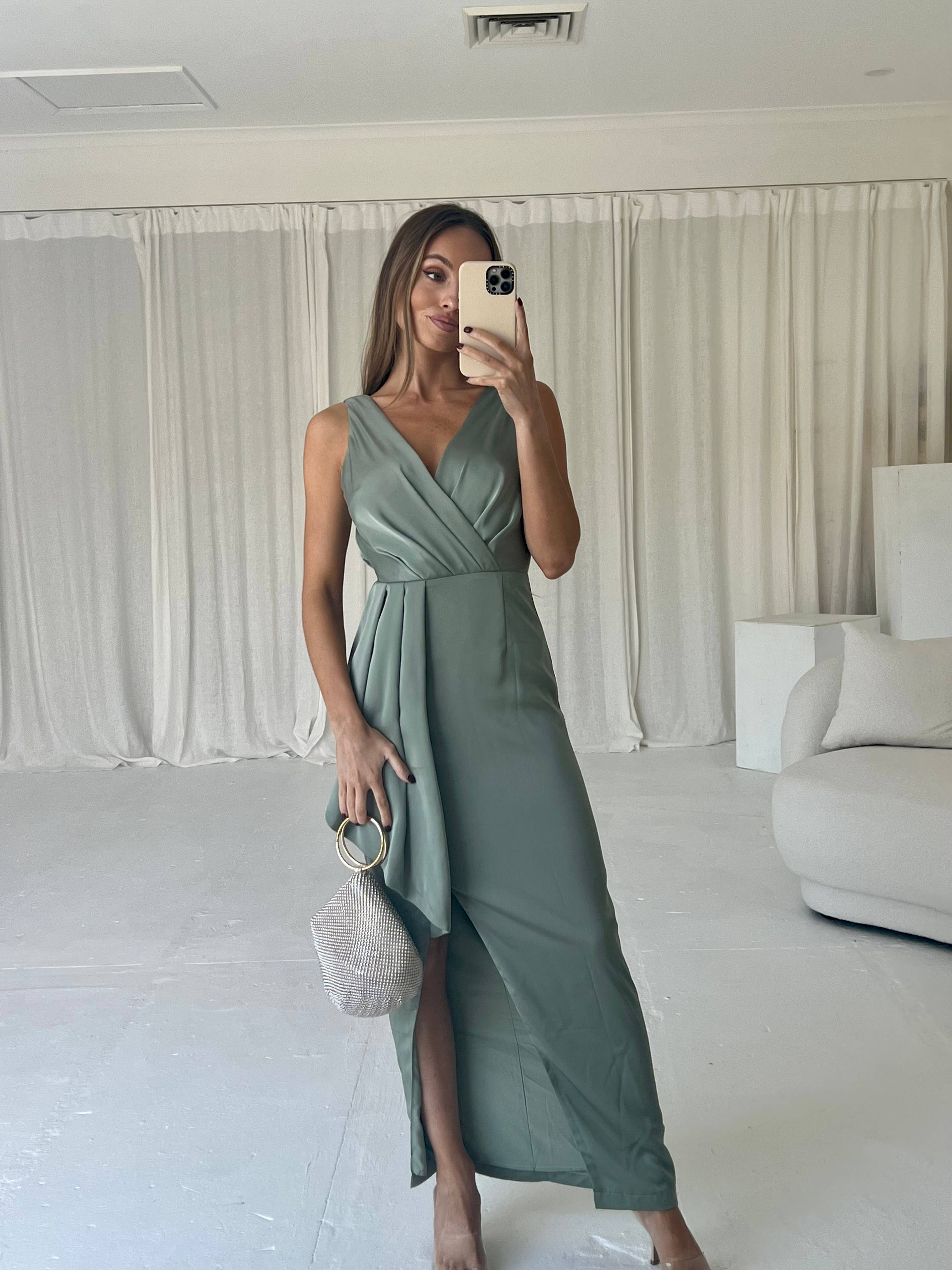 Twosisters The Label - Wholesale Dress - Women's - Goddess Dress - Sage6