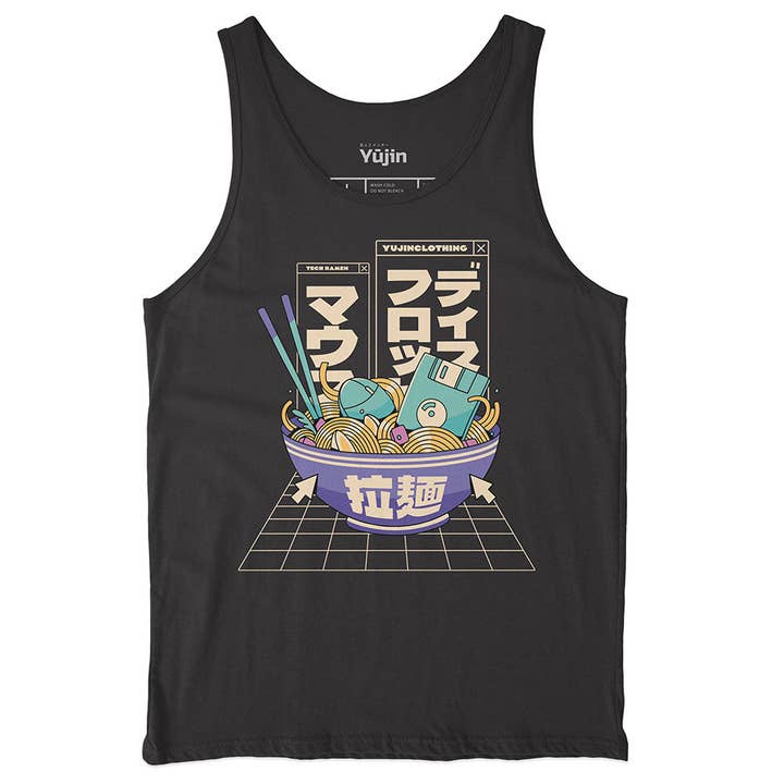 Tech Ramen Tank Top for wholesale by YUJIN CLOTHING