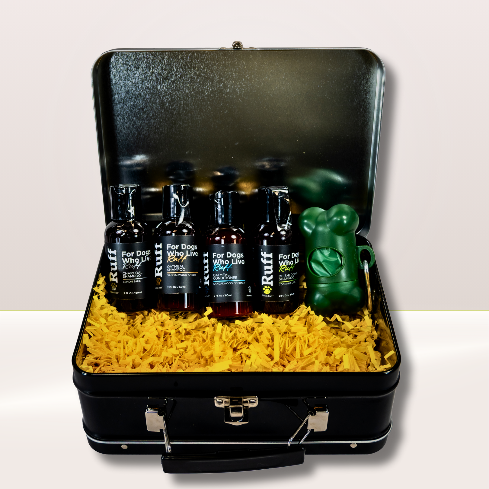 Lillian Ruff - Wholesale Pet Grooming Set - Dog - RUFF Premium Lunchbox Travel Set1