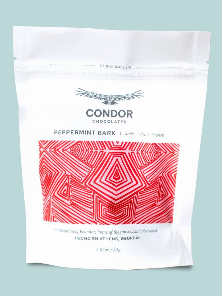 Peppermint Bark - Case (10) for wholesale by Condor Chocolates