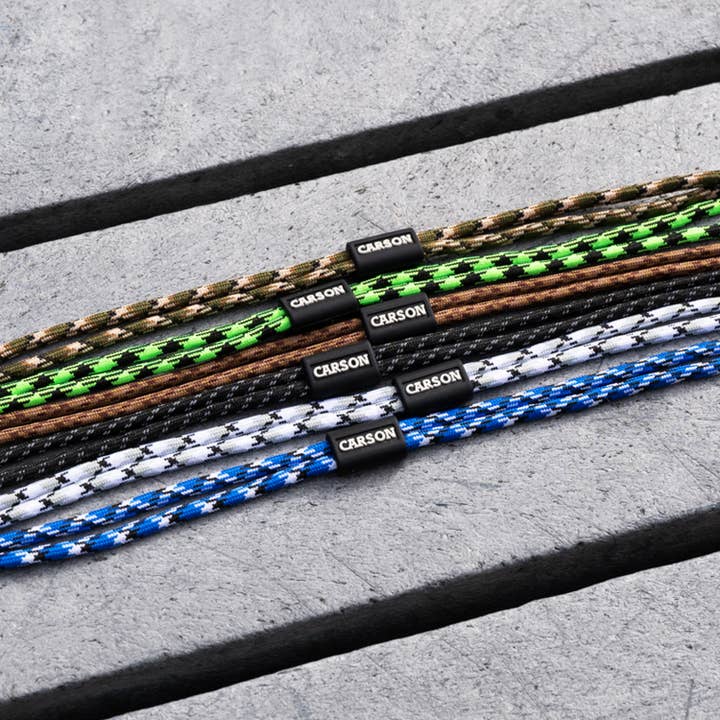 Carson - Wholesale Sunglasses/Eyeglasses Strap - Unisex - Paracord Eyewear Retainer, Assorted Pack with Braided Design3
