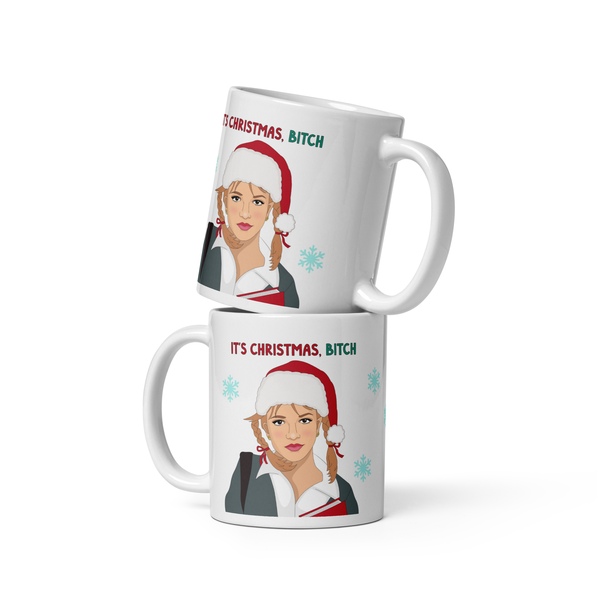 Poppermost Prints - Wholesale Coffee Mug - Britney Christmas Mug3