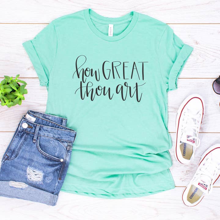 Bama Screens - Wholesale Sublimation Transfer - How Great Thou Art Wording #BS6025