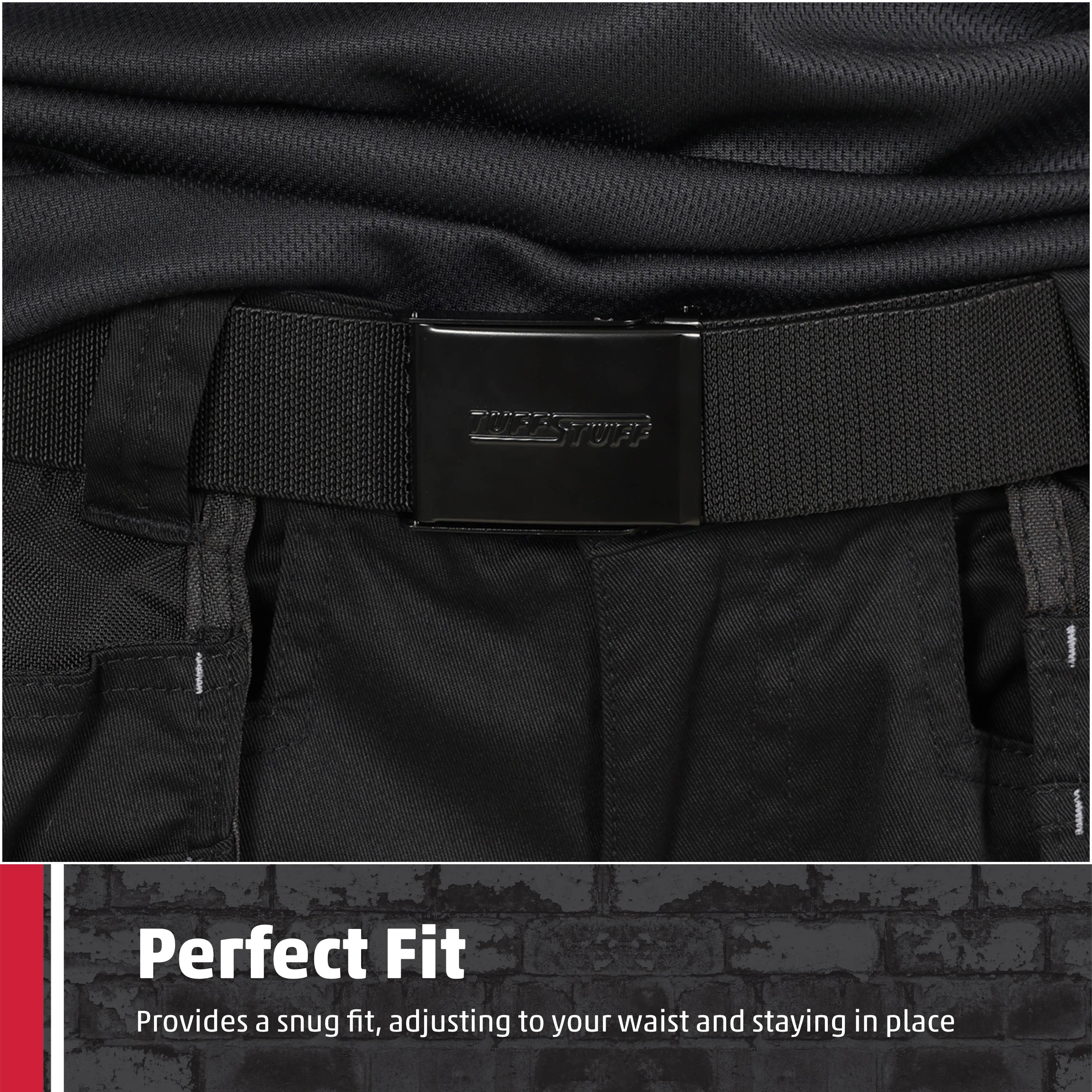 TuffStuff Workwear – wholesale Belt – Men's – TuffStuff Proflex Black Belt, Universal Fit, Heavy Duty4